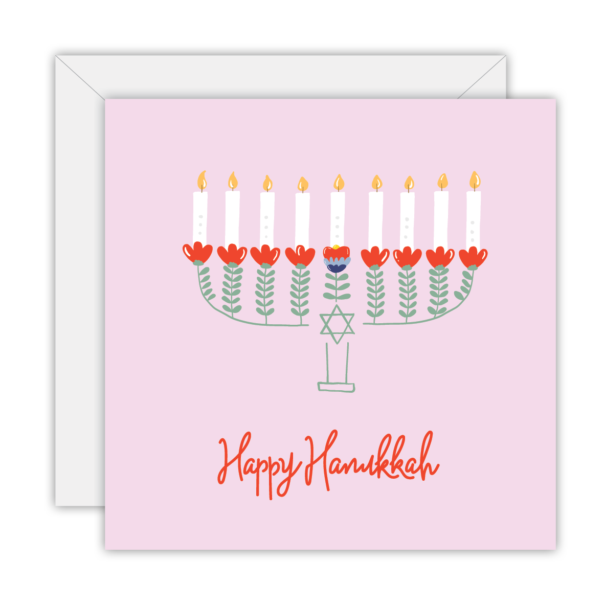 Happy Hanukkah - Menorah
