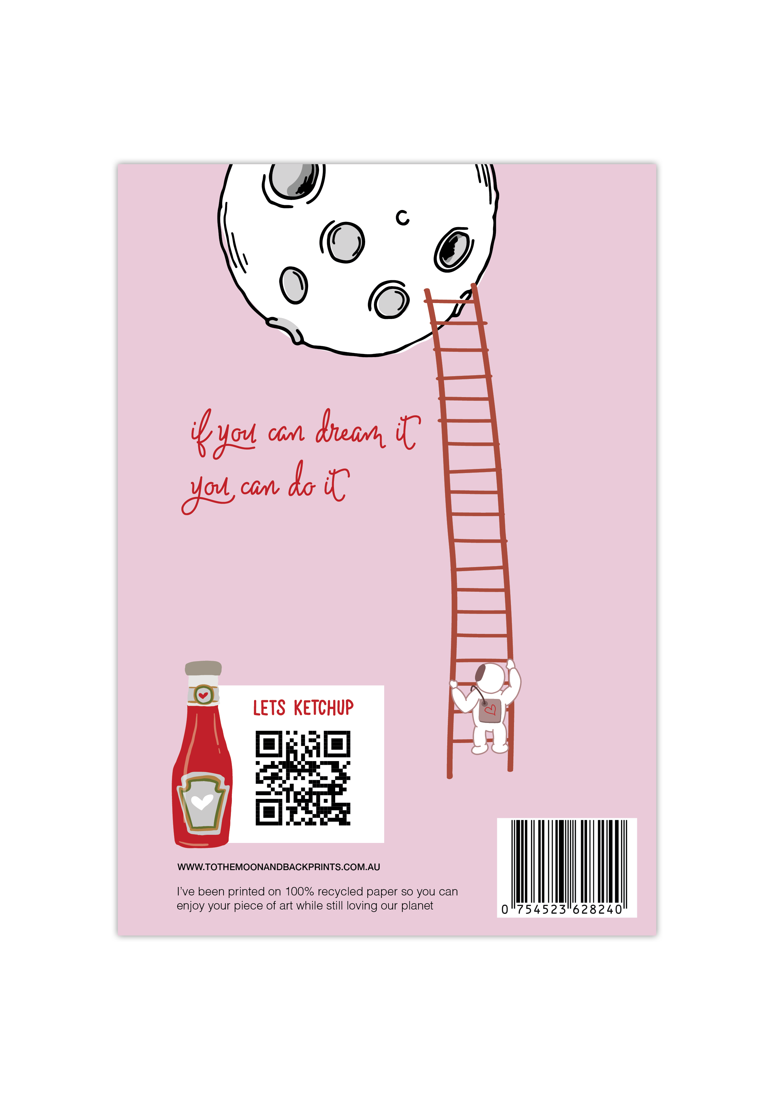 Keep going - wall print