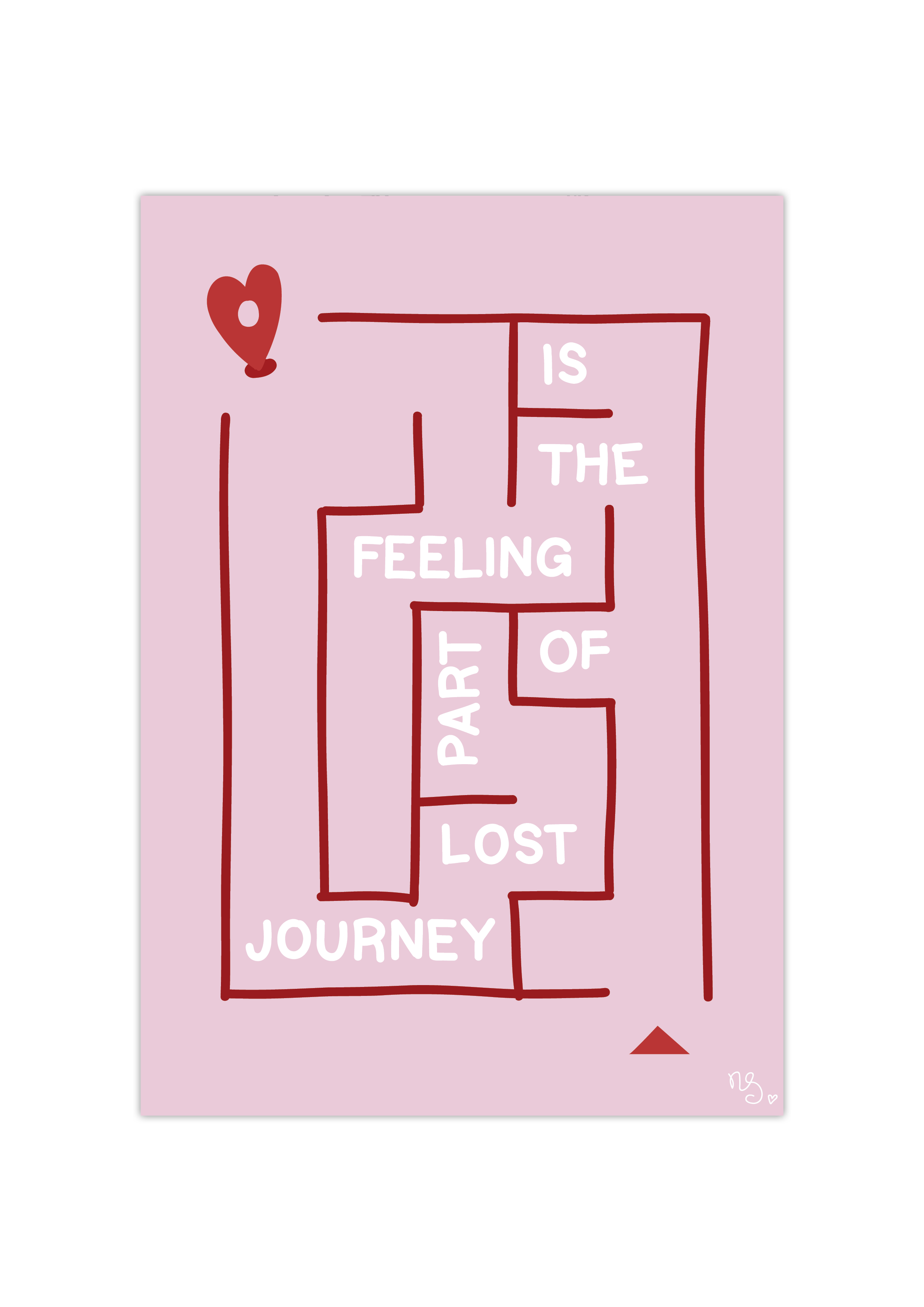 Feeling lost is part of the journey