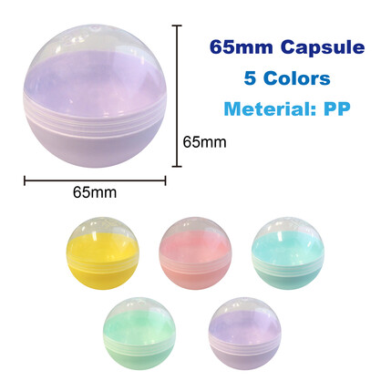 PVC Cute Animal keychain in 65mm capsule