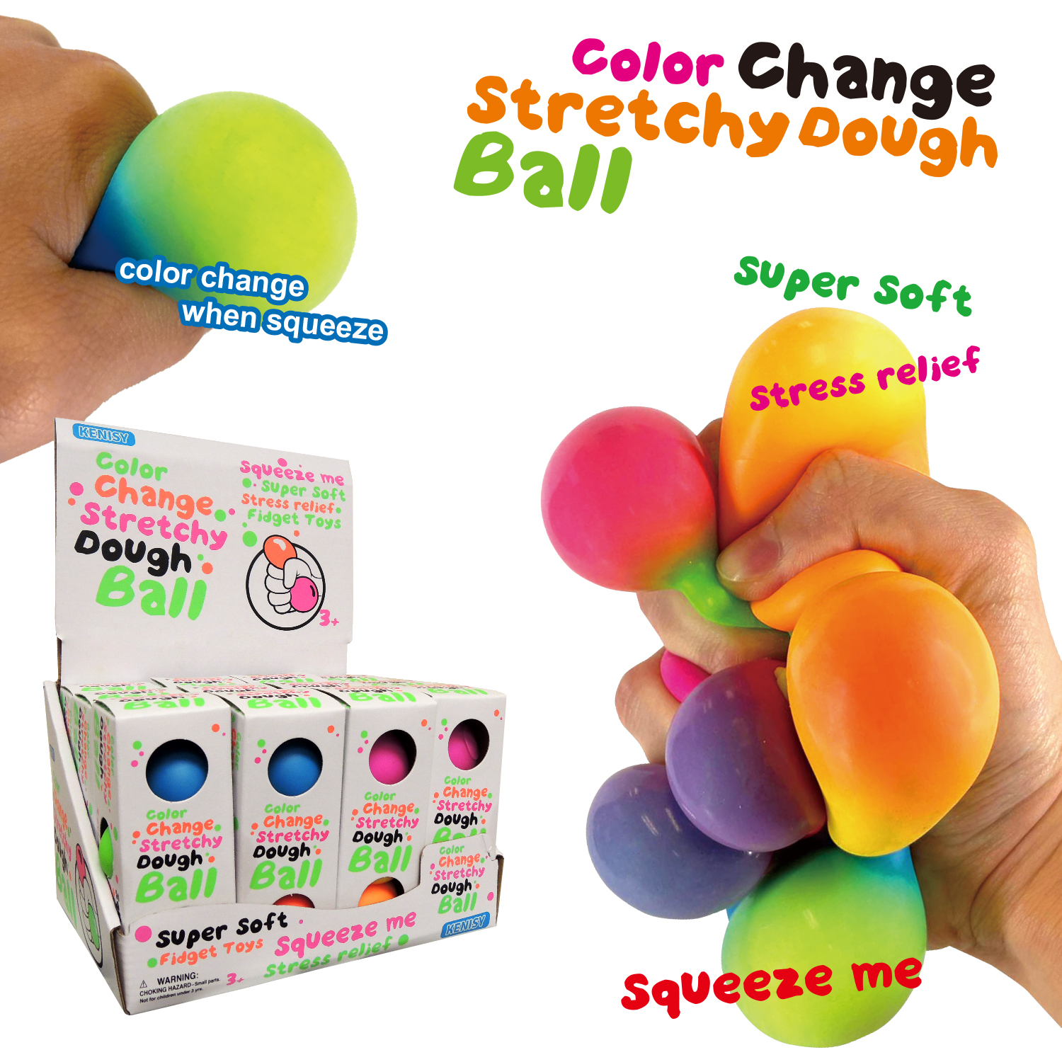 4cm Dough Ball (3pcs in box)