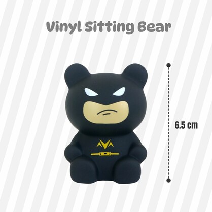 Vinyl Sitting Bear in Blind box collection, Collectible