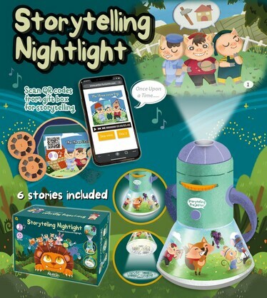 Storytelling camp light w/12disc(6 stories)