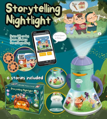Storytelling camp light w/12disc(6 stories)