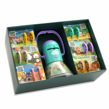 Storytelling camp light w/12disc(6 stories)