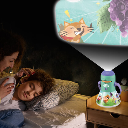 Storytelling camp light w/12disc(6 stories)