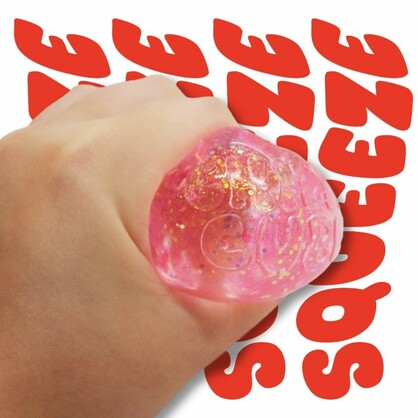 Squishy Ice Chilly Cube Glittery (6 colors) Sensory