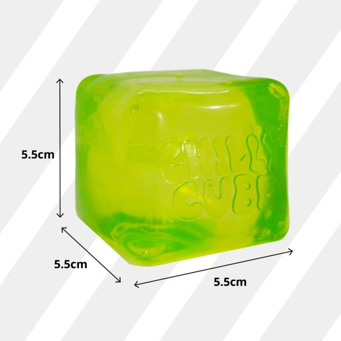 Squishy Ice Chilly Cube Transparent (3 colors) Sensory