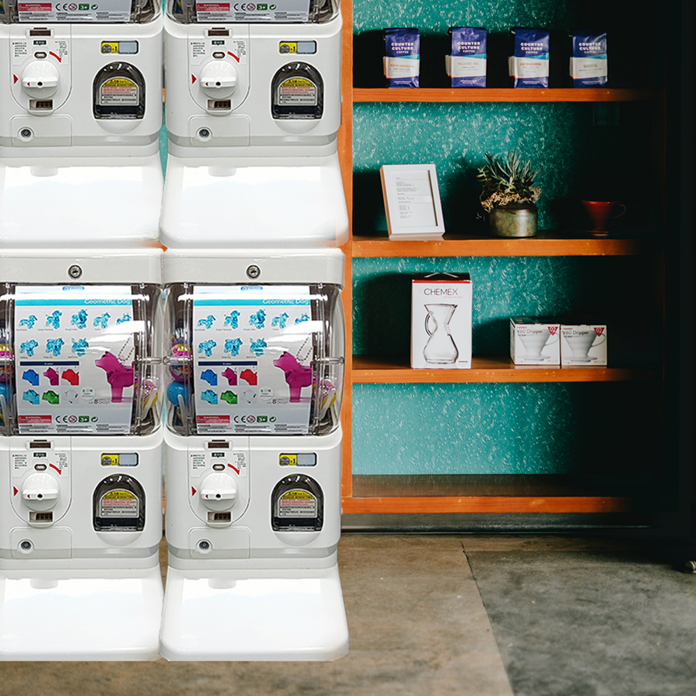 Wholesale Capsule Vending machine(1 container) - White color - Kenisy ...
