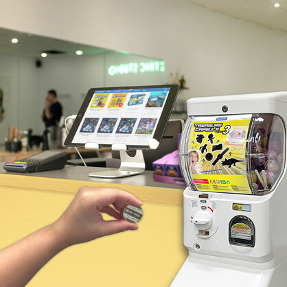 Capsule Vending machine(1 container) - Black color