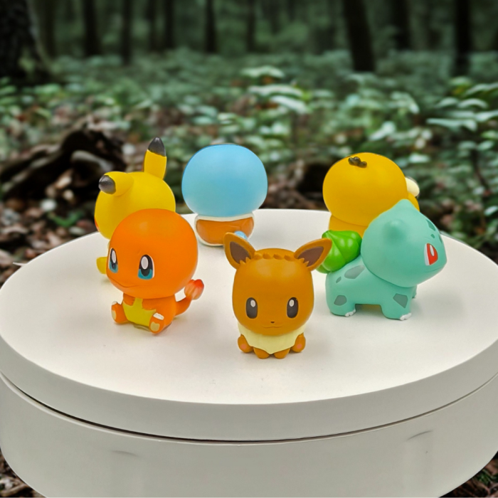 Pokemon Characters figure in 60mm cap