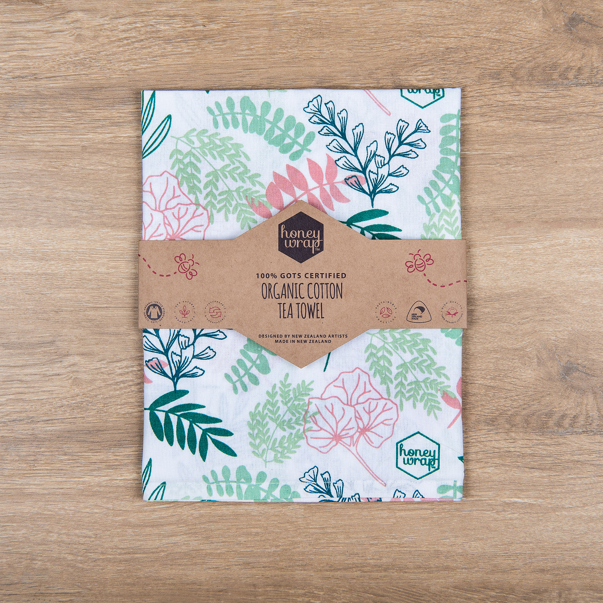 Wholesale Honeywrap Organic Cotton Tea Towels Honeywrap Fieldfolio