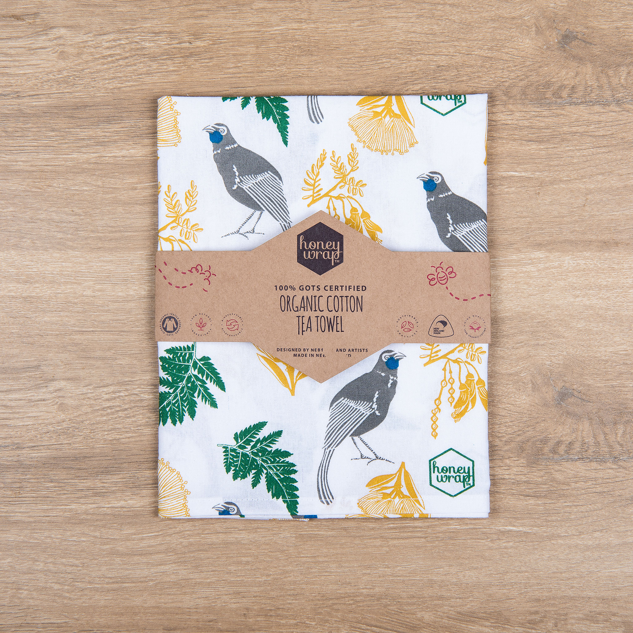 Wholesale Honeywrap Organic Cotton Tea Towels Honeywrap Fieldfolio