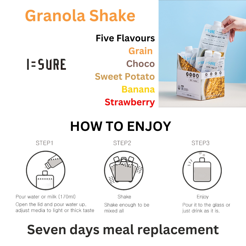 Original Granola Fullmix Shake - Grain (7 x 40g)