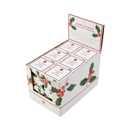 Botanical Holly Christmas Trivia And Charades (Pos Unit)