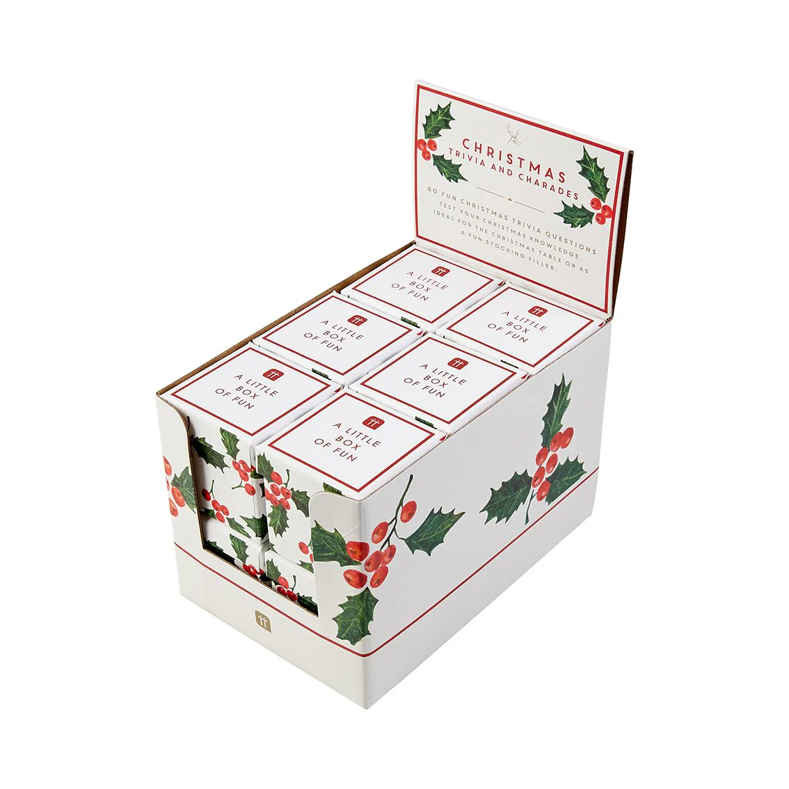 Botanical Holly Christmas Trivia And Charades (Pos Unit)