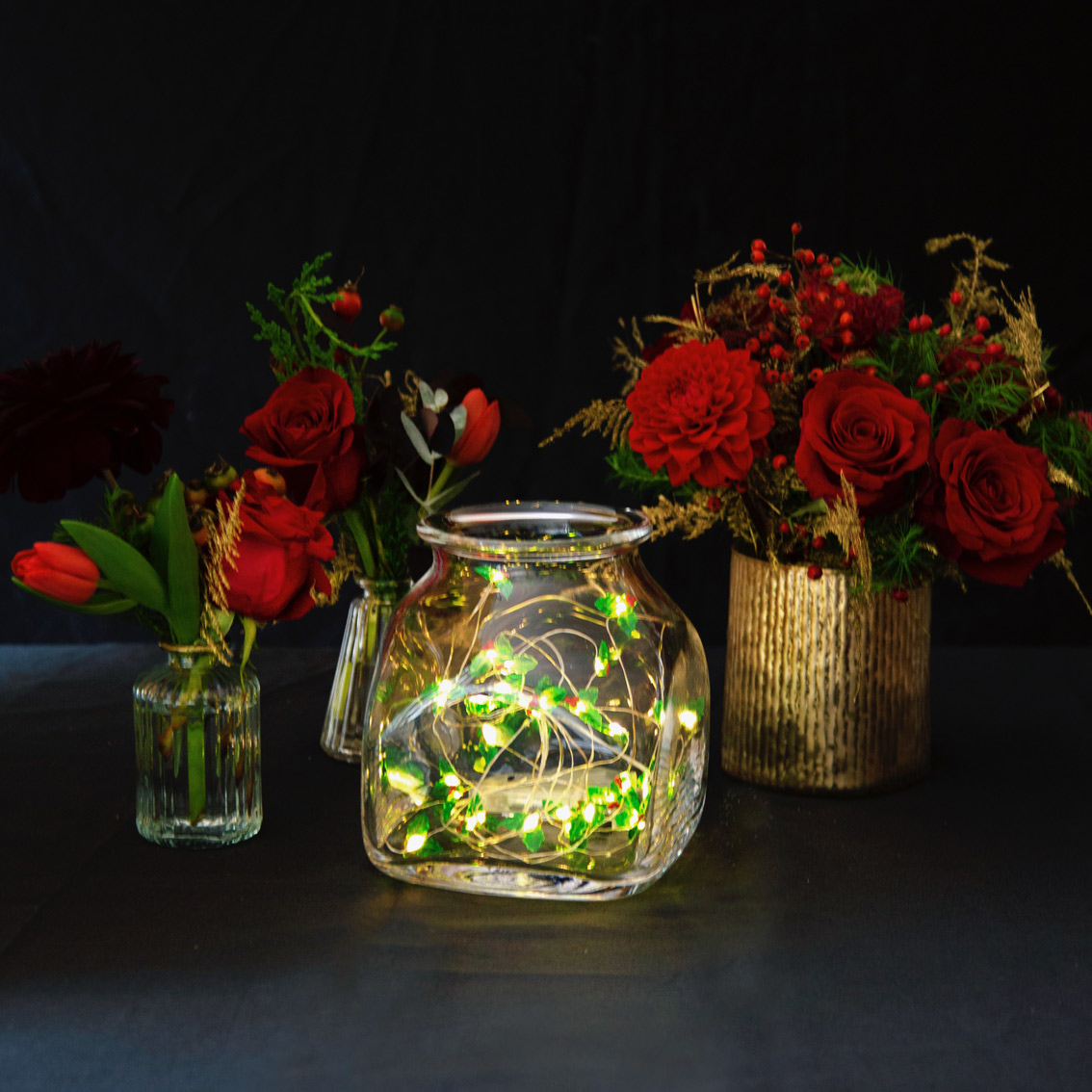Botanical Holly String Lights 3M