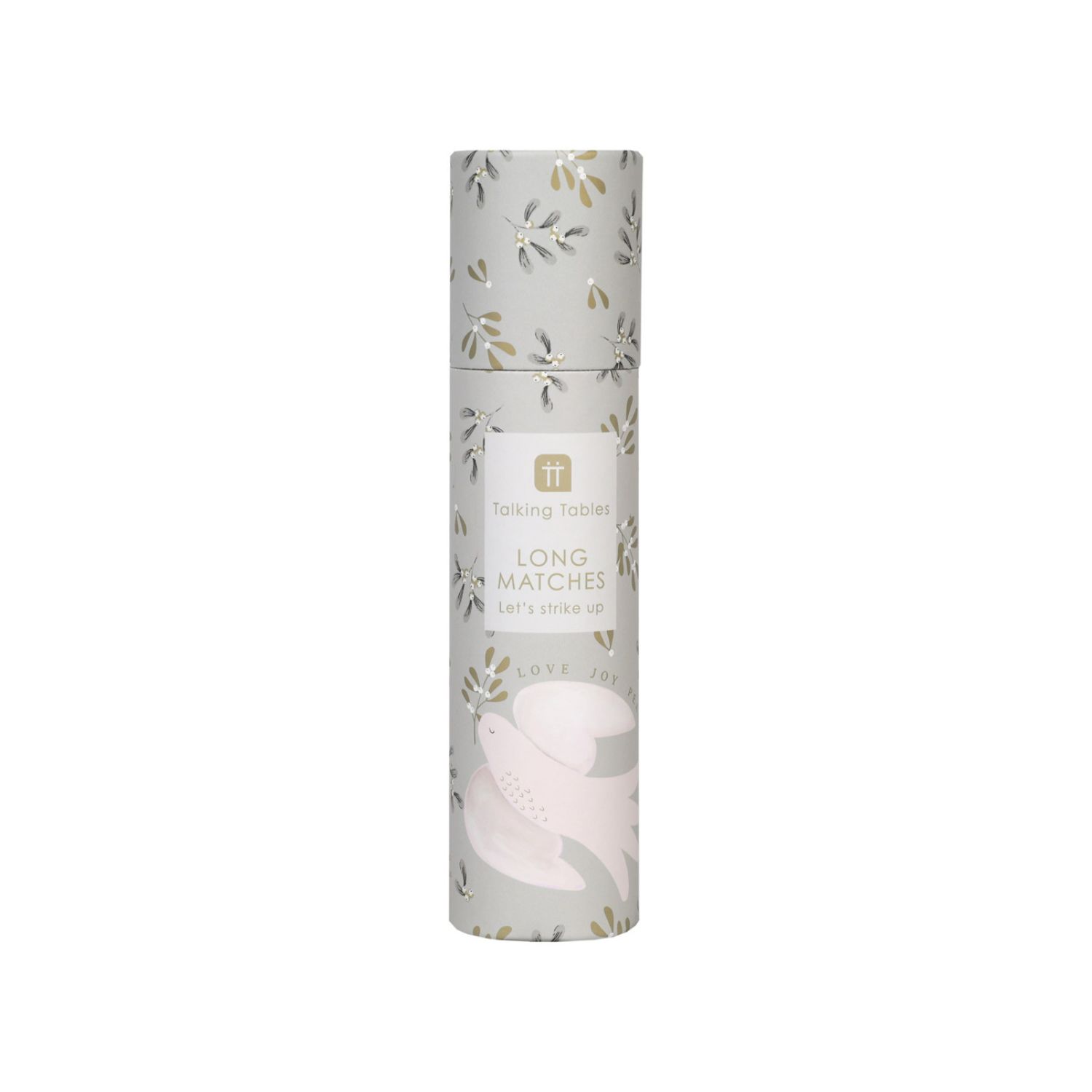 Mistletoe White Long Christmas Matches - 50 Matches