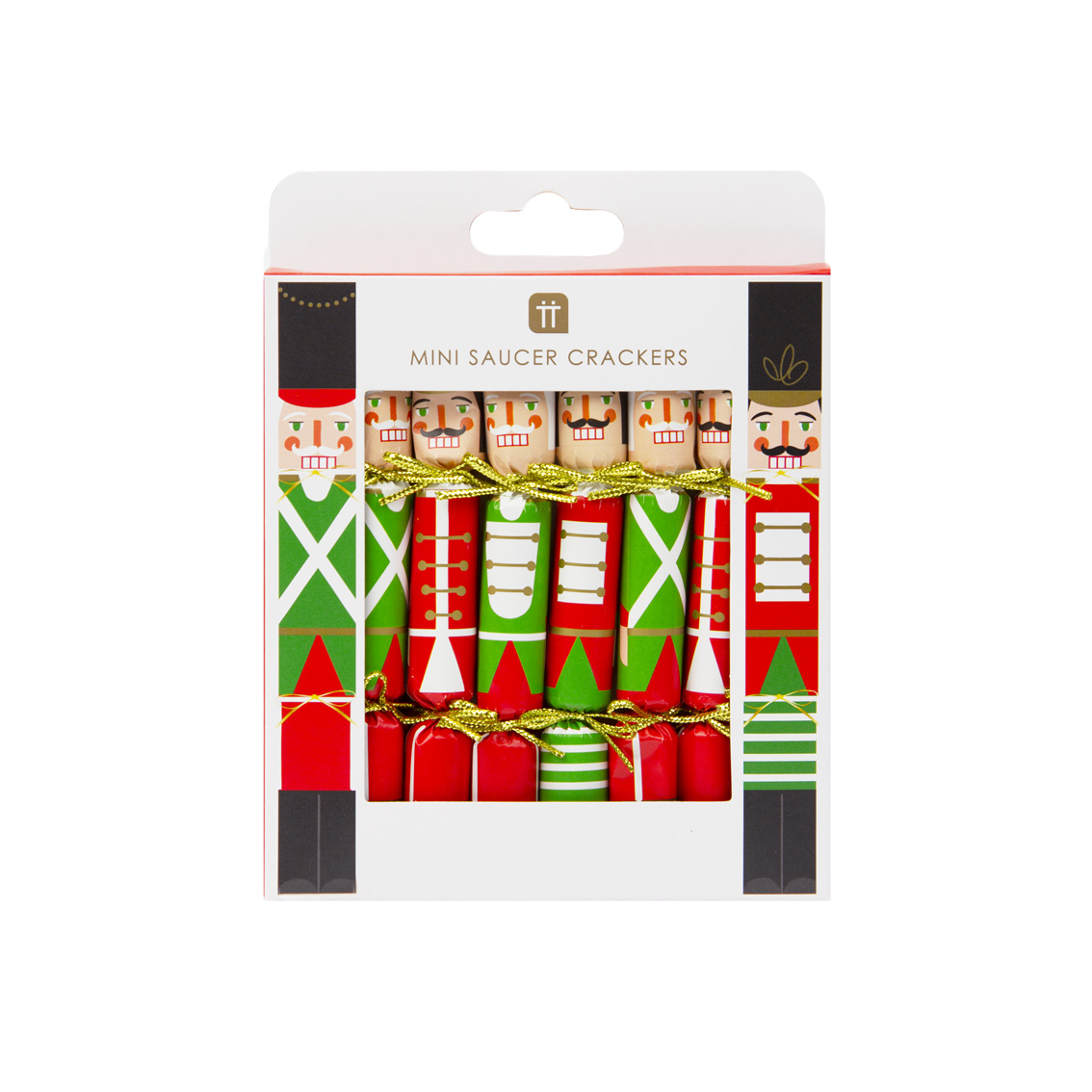 Botanical Nutcracker Christmas Saucer Crackers (Pos Unit)