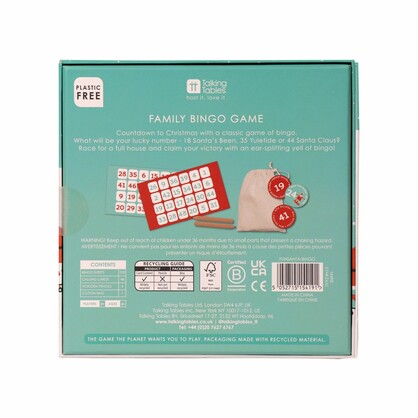 Fun Santa - Christmas Family Bingo Game - Pos Unit