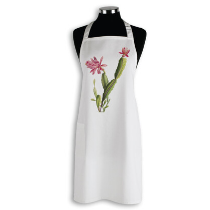 Organic Cotton Apron - Cactus Flower