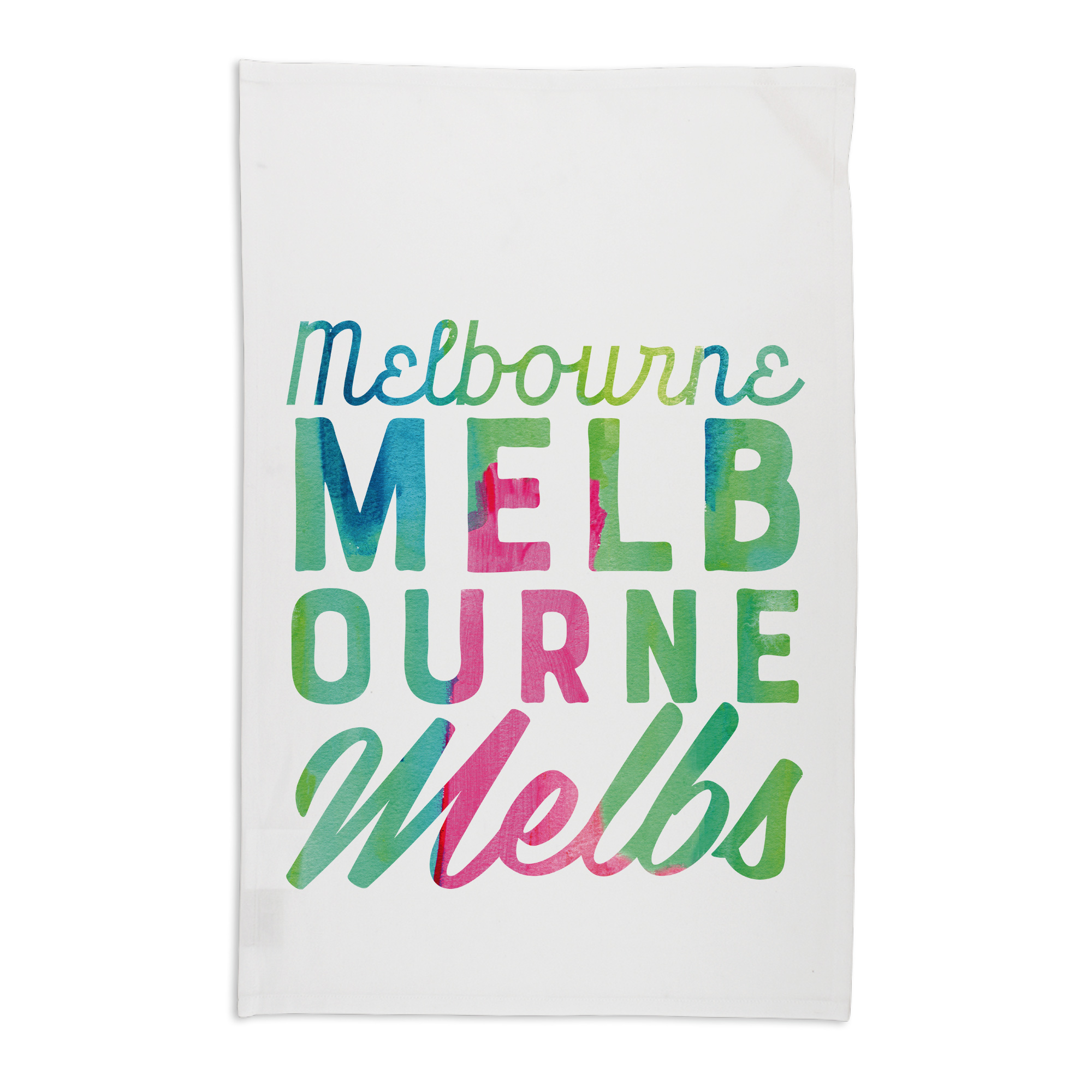 Organic Cotton Tea Towel - Melbourne