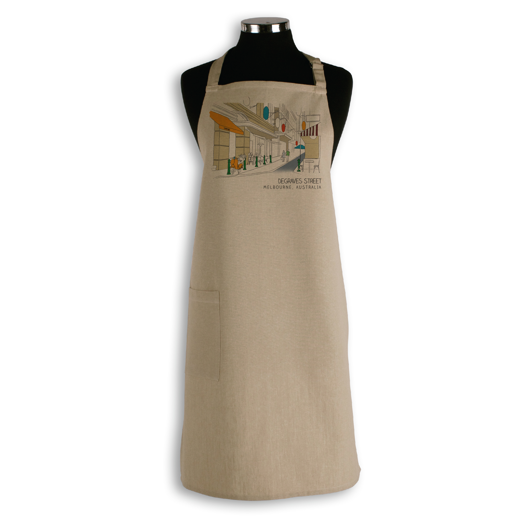 Organic Cotton Apron - Degraves Street