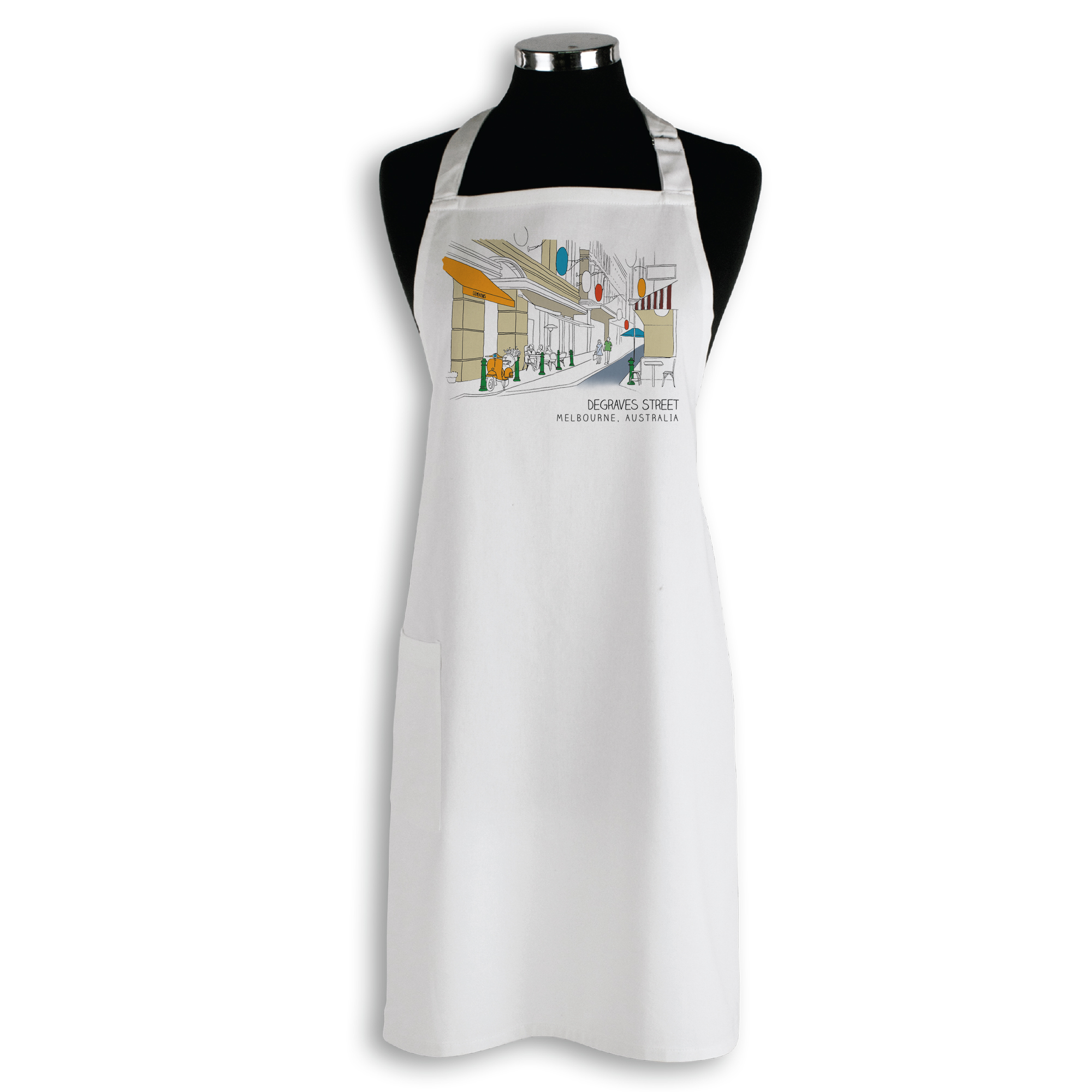 Organic Cotton Apron - Degraves Street