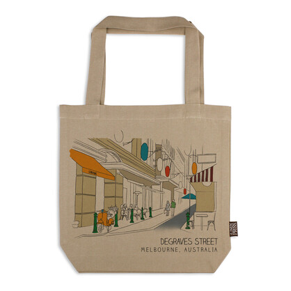 Organic Cotton Tote Bag - Degraves Street
