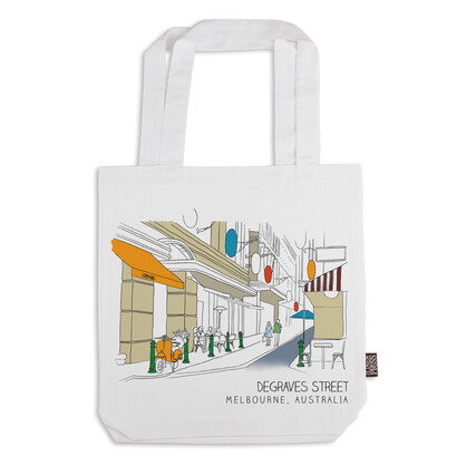 Organic Cotton Tote Bag - Degraves Street