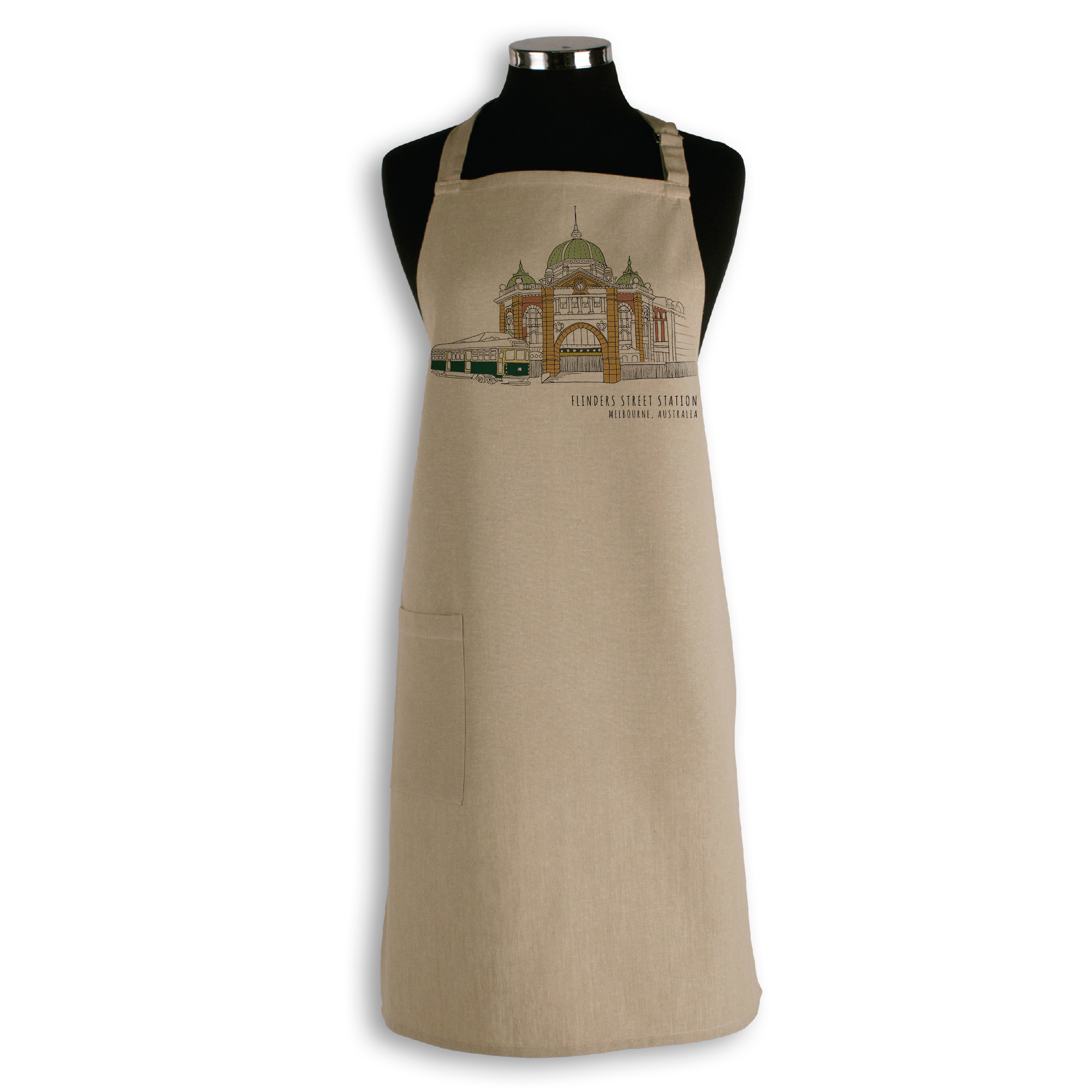 Organic Cotton Apron - Flinders Street