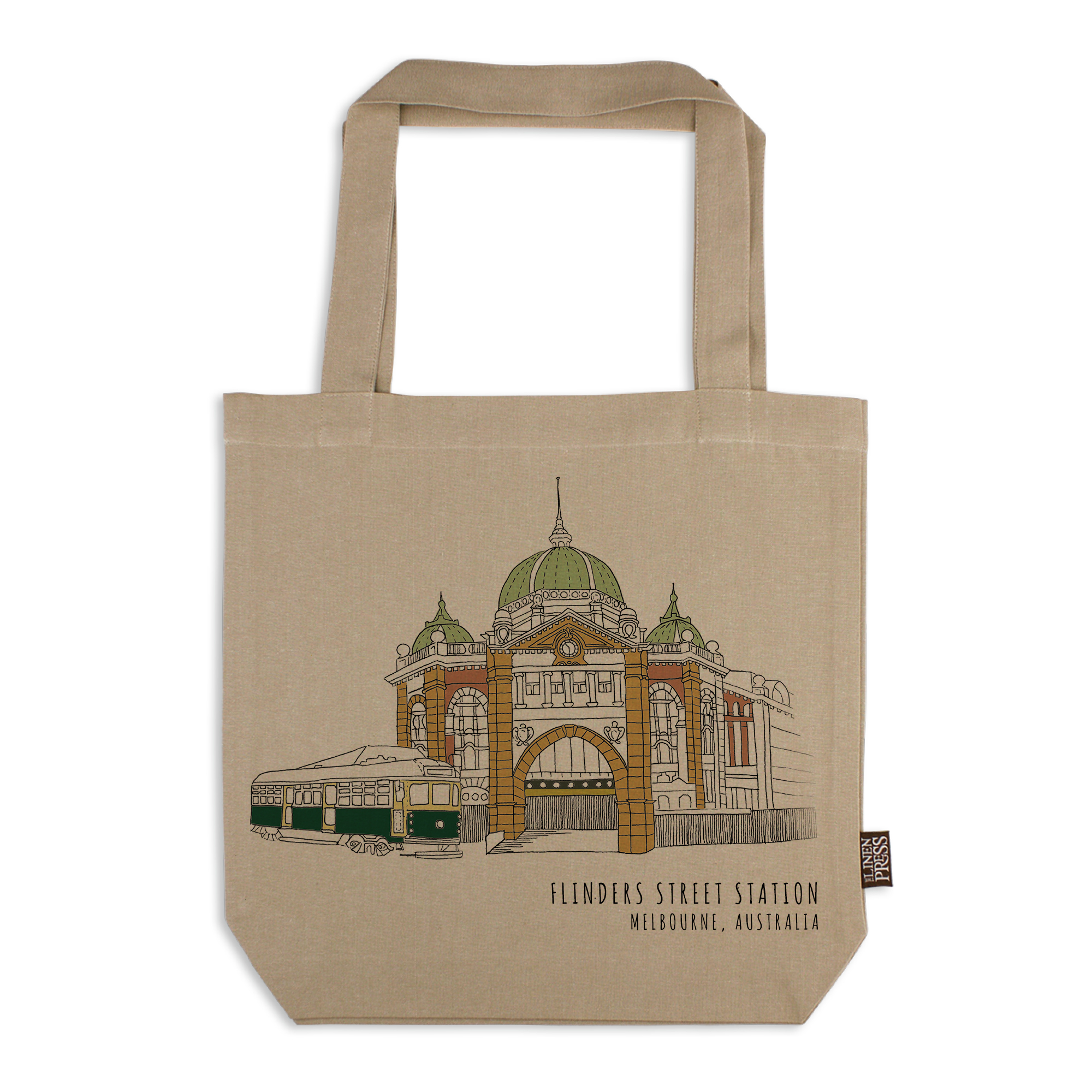 Organic Cotton Tote Bag - Flinders Street