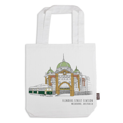 Organic Cotton Tote Bag - Flinders Street