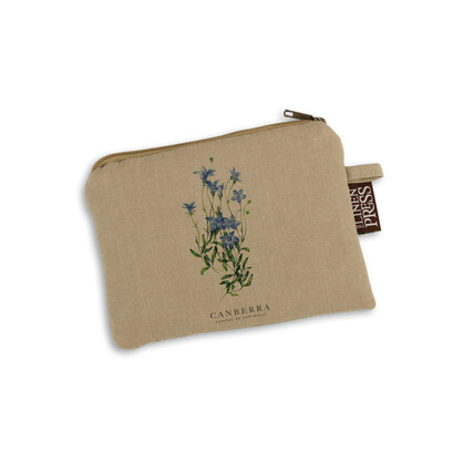 Organic Cotton Purse - Bluebell Canberra Capital of Australia