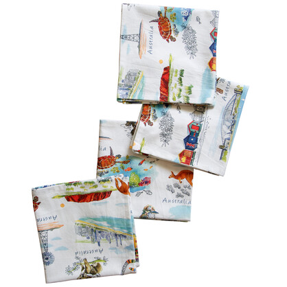 Australian Icons - Napkin Set