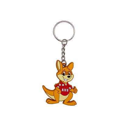 Keyring PVC Kangaroo AUS