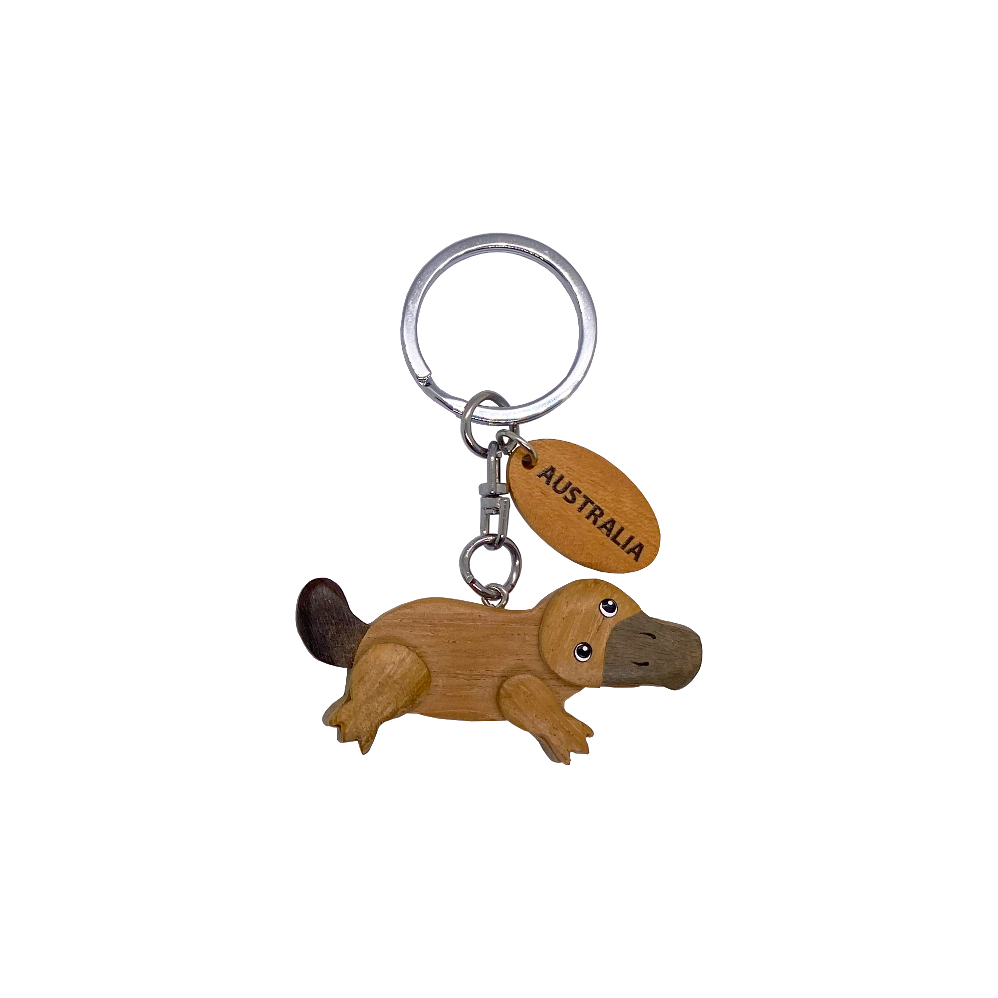 Keyring Timber Platypus