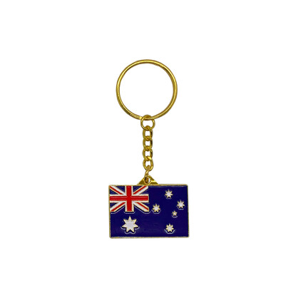 Keyring Enamel Australian Flag