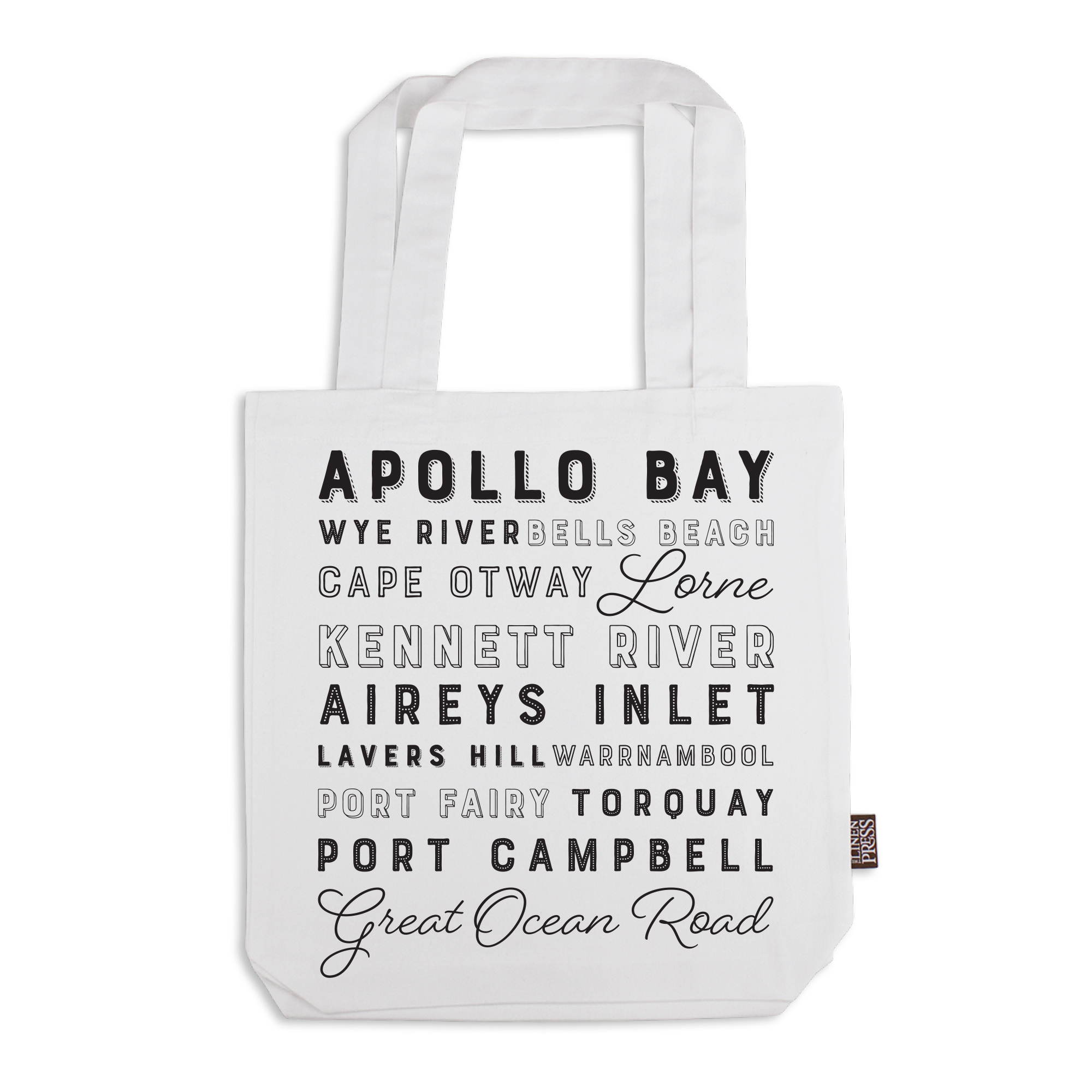 Organic Cotton Tote Bag - GOR Place Names
