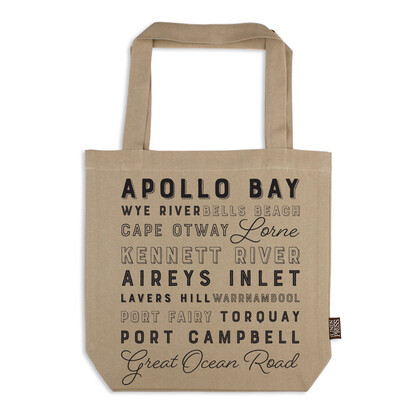 Organic Cotton Tote Bag - GOR Place Names