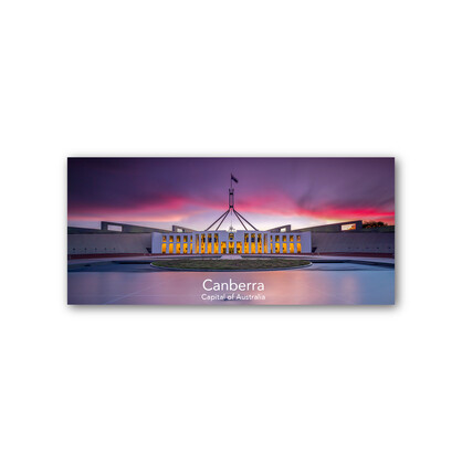 Panoramic Magnet - Canberra Parliament House Dusk