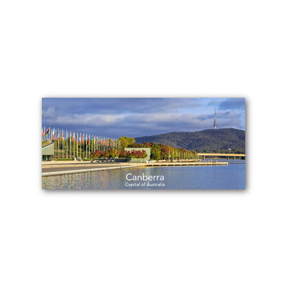 Panoramic Magnet - Lake Burley Griffin Canberra