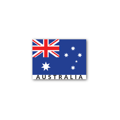 Sticker Vinyl Australia Flag