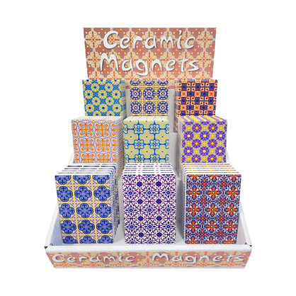 Orange Tiles Ceramic Magnet CDU