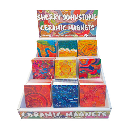 Sherry Johnstone Ceramic Magnet CDU
