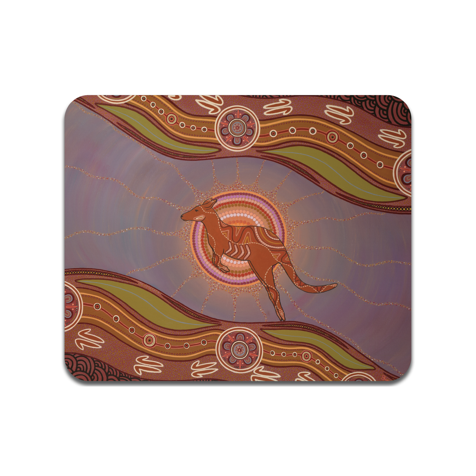 Mouse Pad Sherry Johnstone Spirit of the Land Kangaroo