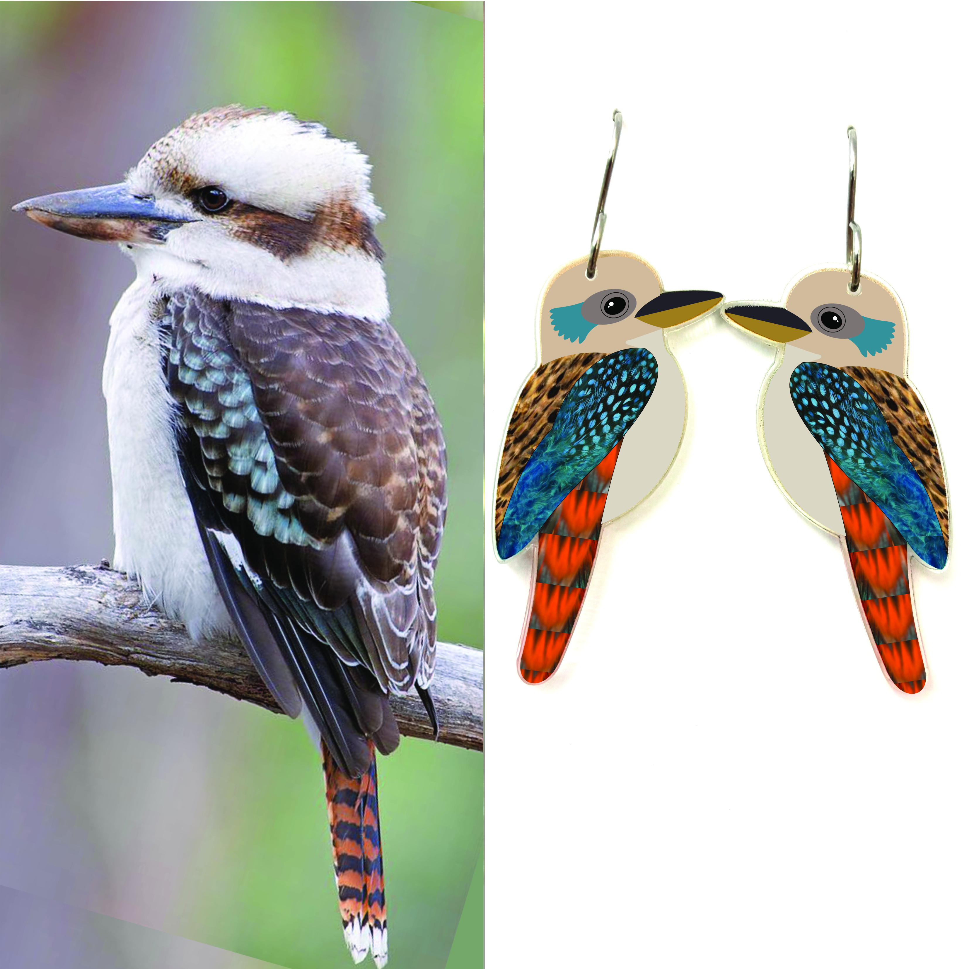 Kookaburra Earrings