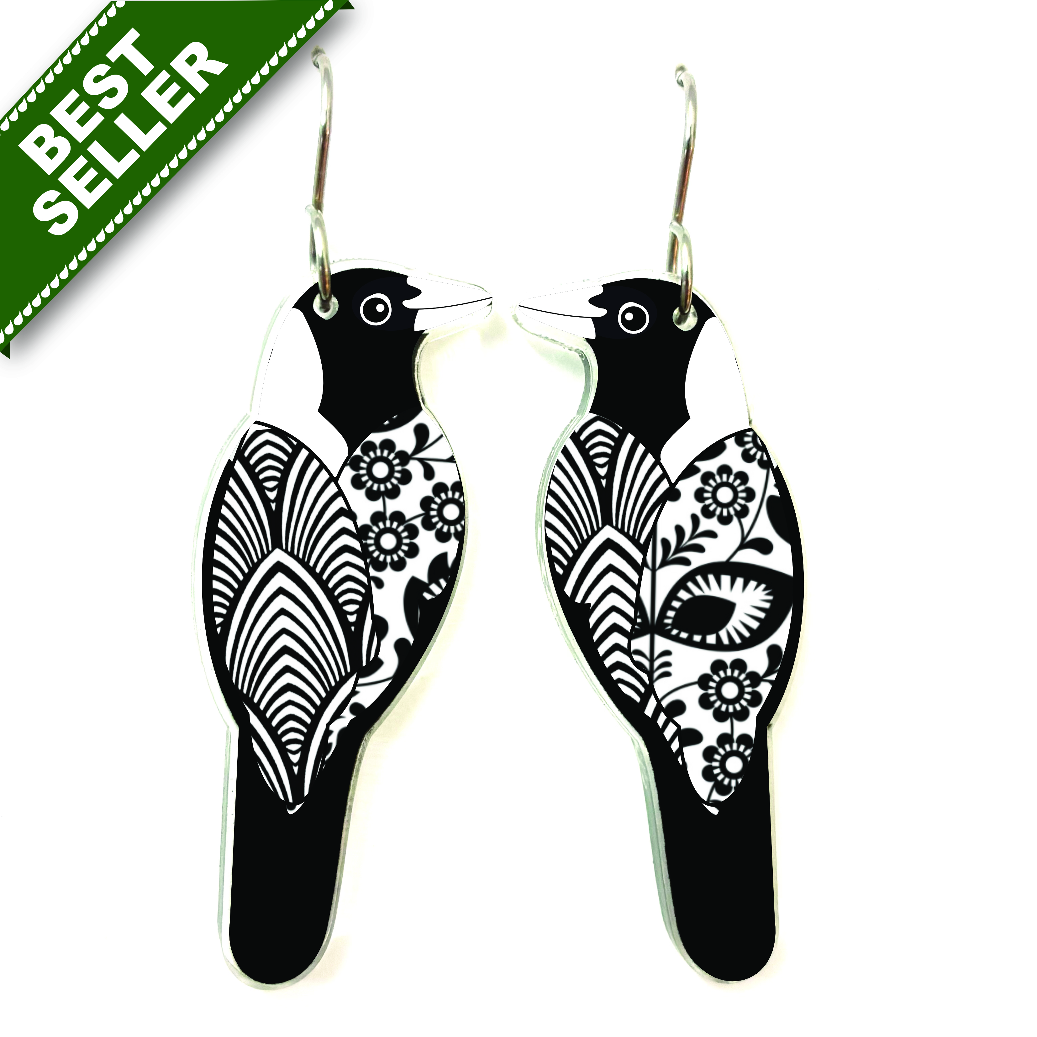 Magpie Earrings