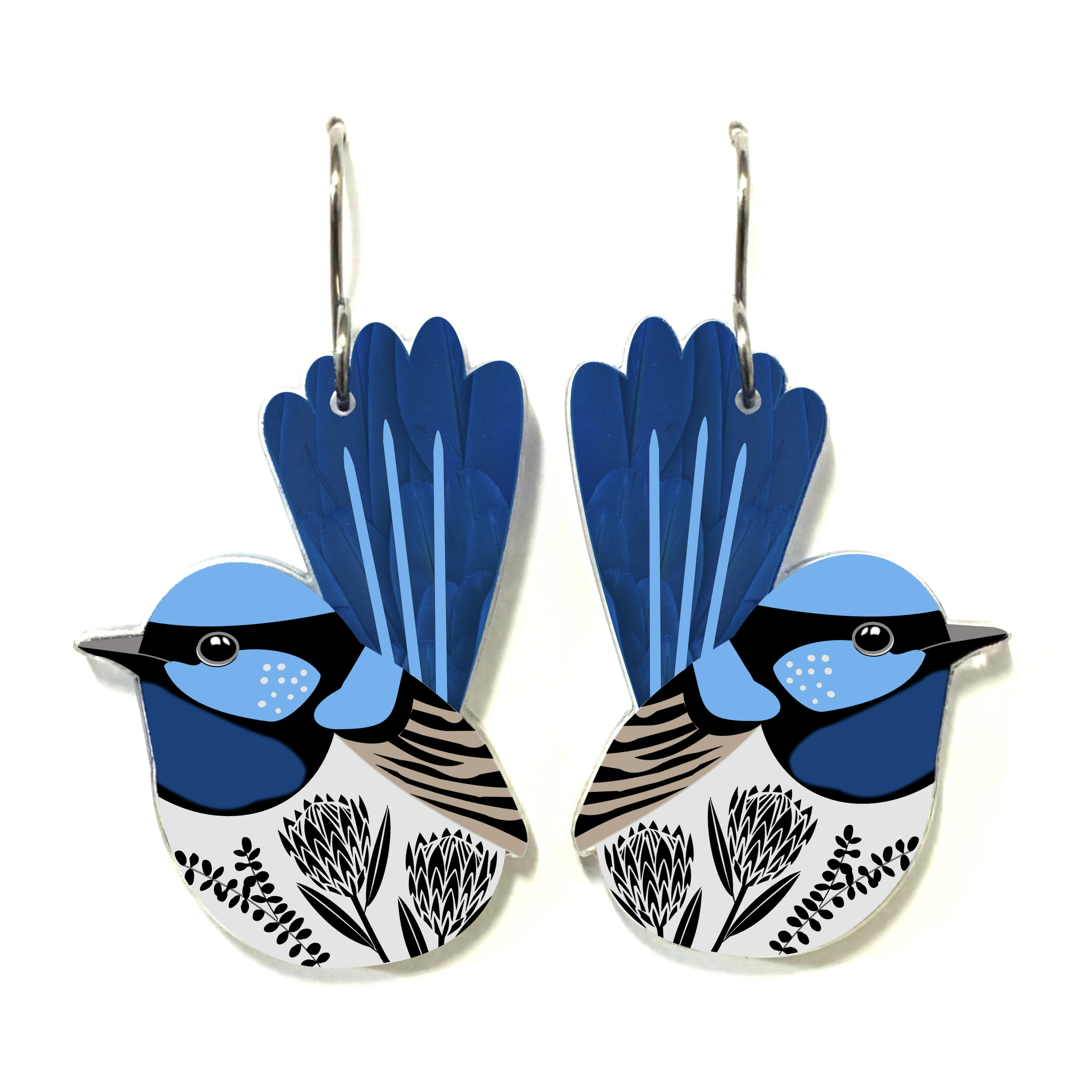Fairy Wren Earrings