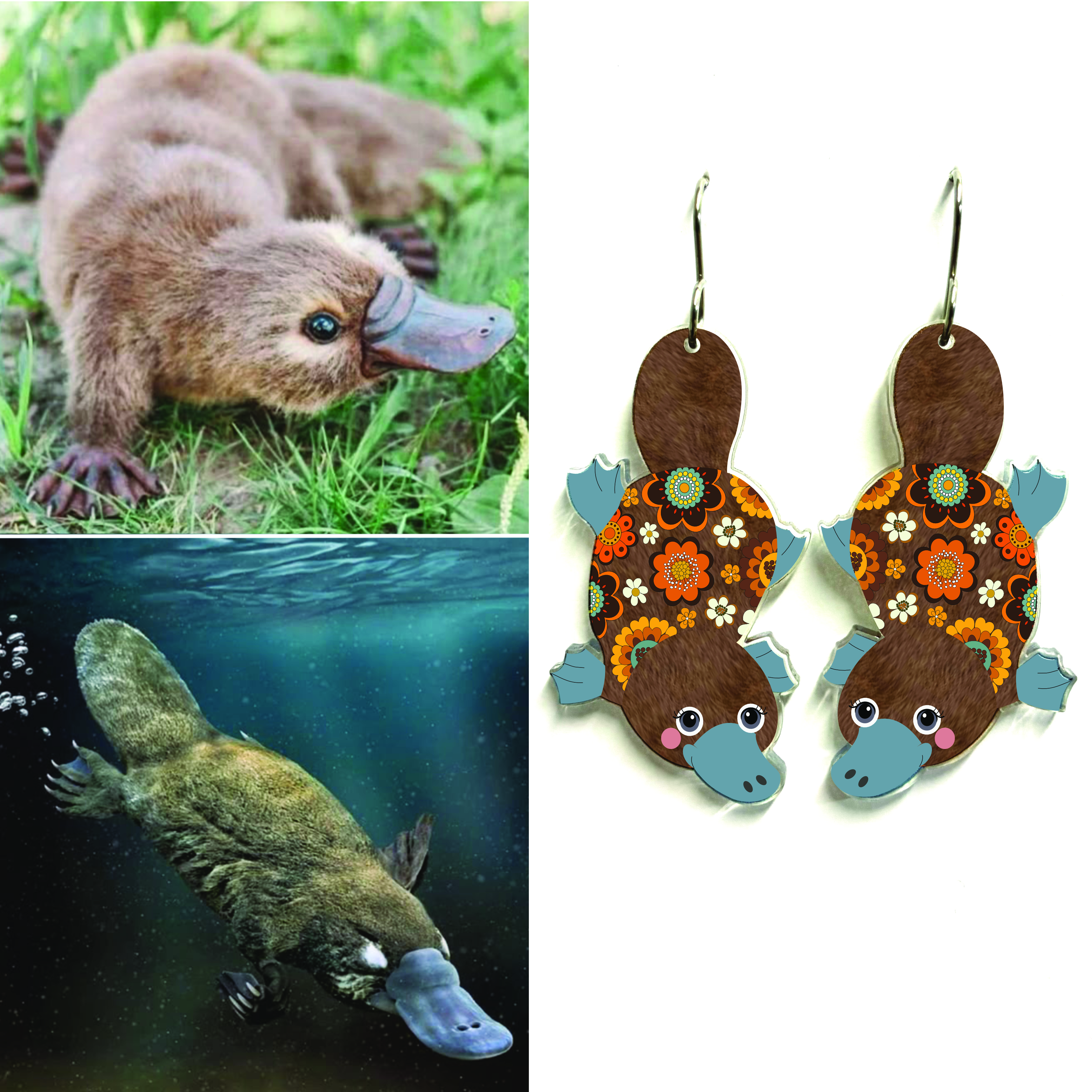 Platypus Earrings